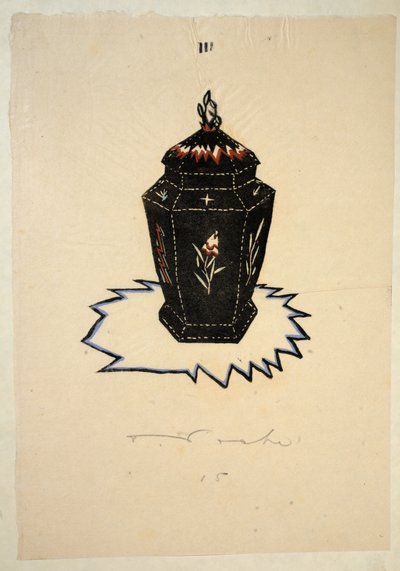 Entwurf für eine Urne, Tafel 3, Buch 6, Illustration aus 